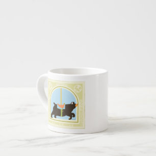 Carousel Bear von June Erica Vess Espressotasse