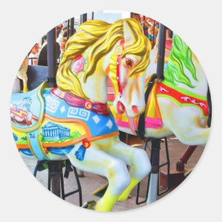 Carousel - Coney Island, NYC Aufkleber