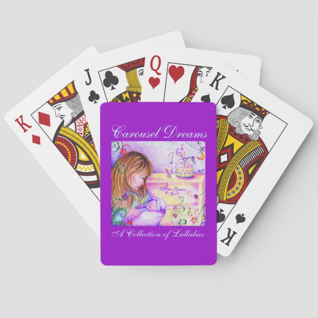 Carousel Dreams Bicycle Poker Spielkarten (Rückseite)