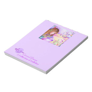 Carousel Dreams Hübsches Lila Notepad Notizblock