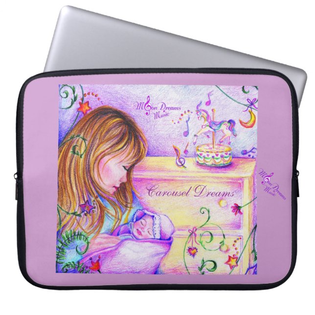 Carousel Dreams Neoprene Laptop Skin 30 cm Laptopschutzhülle (Vorderseite)