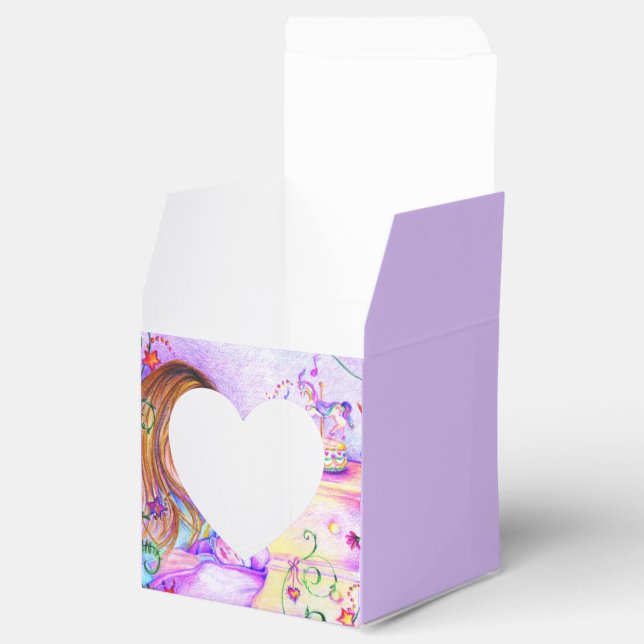 Carousel Dreams Square Heart Baby Fevor Box Geschenkschachtel (Geöffnet)