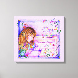 Carousel Dreams Stretched Canvas Print Leinwanddruck