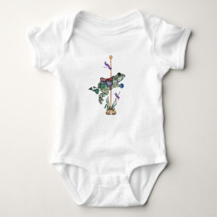 Carousel Frog Baby Strampler
