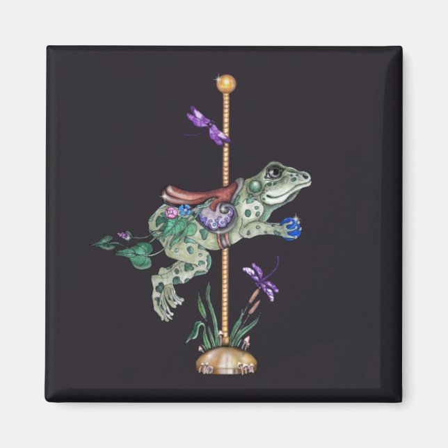 Carousel Frog Magnet (Vorne)