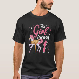 Carousel Geburtstagsparty versorgt dieses Mädchen T-Shirt