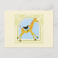 Carousel Giraffe von June Erica Vess