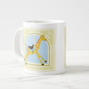 Carousel Giraffe von Juni Erica Vess Jumbo-Tasse