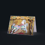 CAROUSEL GRANDDAUGHTER BIRTHDAY CARD DANKESKARTE<br><div class="desc">Ein hübsches Karussell,  um Ihre Geburtstagswünsche zu erfüllen.</div>
