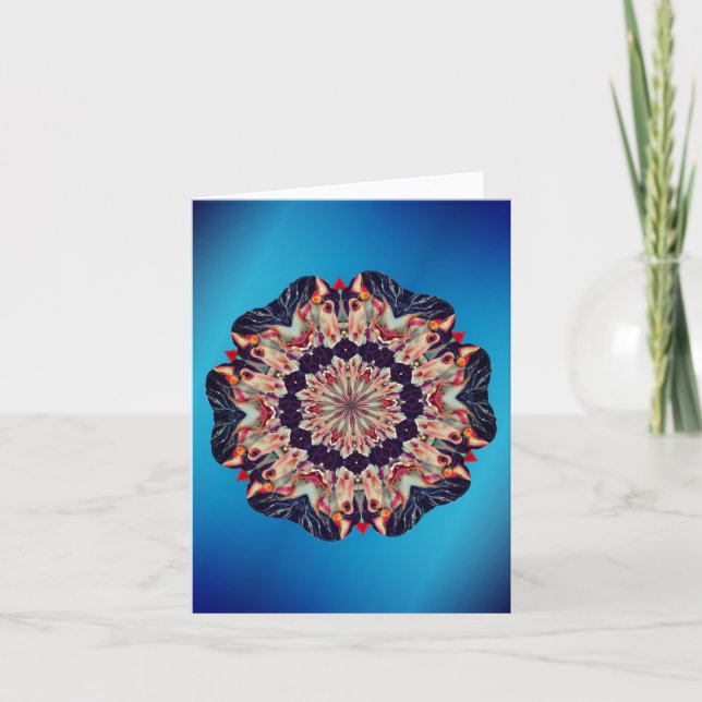 Carousel Horse Abstract Art Note Karte (Vorderseite)