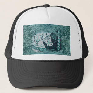 Carousel Horse Aquamarine Truckerkappe