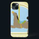 Carousel Horse by June Erica Vess Case-Mate iPhone Hülle<br><div class="desc">Gallop auf der Karussell-Runde mit diesem Karussell-Druck von Juni Erica Vess! Das Pferd hat sich in Genuss geworfen,  bereit,  ein weiteres Kind für eine Drehung zu tragen. Bestellen Sie noch heute Ihr Exemplar!</div>