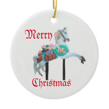 CAROUSEL HORSE ORNANATION