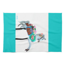 "CAROUSEL HORSE PERSONALISIERT TOWEL"