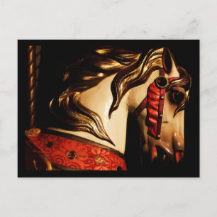 Carousel Horse Postkarte