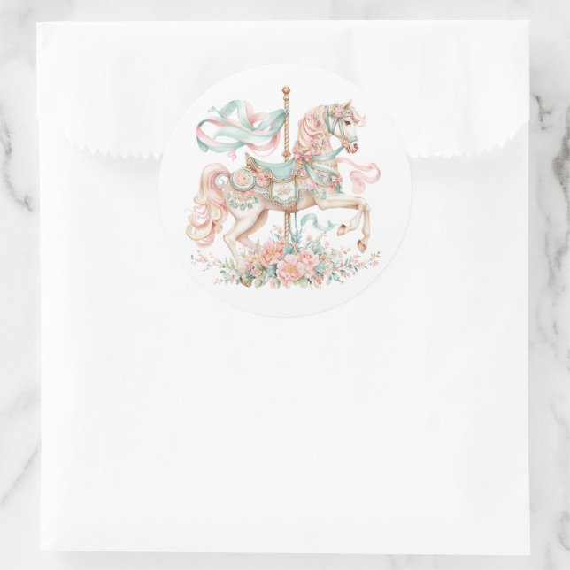 Carousel Horse Stickers (Tasche)