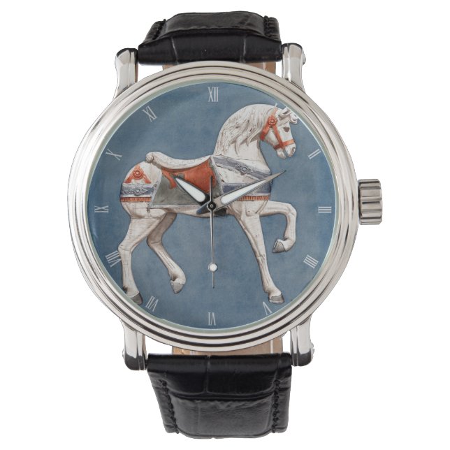 Carousel Horse von Henry Murphy Armbanduhr (Vorderseite)