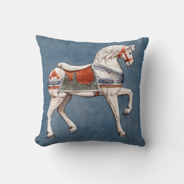 Carousel Horse von Henry Murphy  Kissen (Vorderseite)