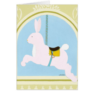 Carousel Rabbit von June Erica Vess