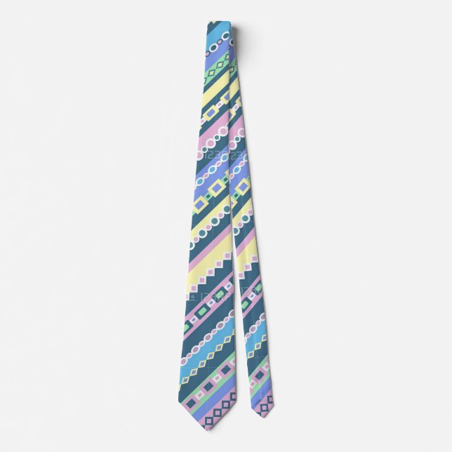 Carousel Ride Men's Neck Tie Krawatte (Vorderseite)