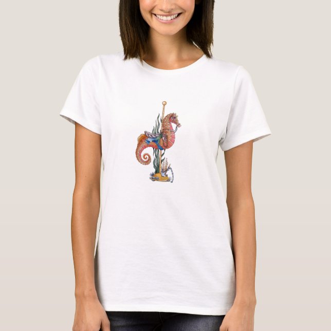 Carousel Seahorse T-Shirt (Vorderseite)