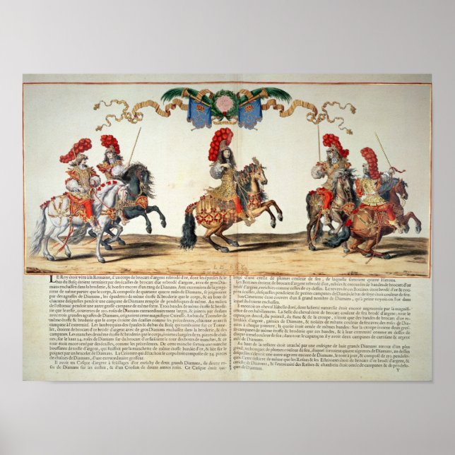 Carousel von Louis XIV Front Tuileries Poster (Vorne)