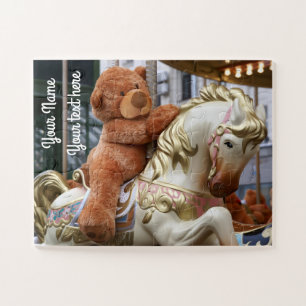 Carousel with Teddy Bear
