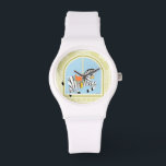 Carousel Zebra von June Erica Vess Armbanduhr<br><div class="desc">Fahren Sie mit diesem Karussell Zebra von Juni Erica Vess. Erwachsene werden sich nostalgisch fühlen für die Tage, die sie besucht haben, und auf der fröhlichen Umlaufbahn gehoppt, und Kinder werden das Detail, das Vess in das Stück gestellt Liebe. Fügen Sie dies der Wand Ihres Kinderzimmers hinzu, oder geben Sie...</div>