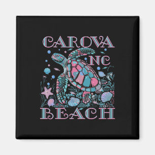 Carova Beach Nc Schildkrötenliebhaber Bunter Stran Magnet