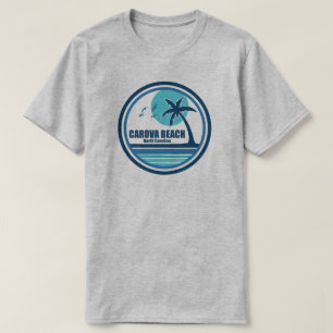 Carova Beach North Carolina Palm Tree Birds T-Shirt