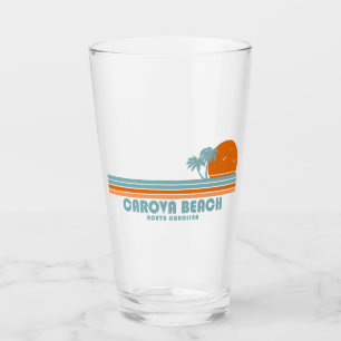 Carova Beach North Carolina Sun Palm Trees Glas