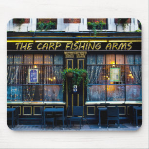 Carp Fishing Arms Pub Mousepad