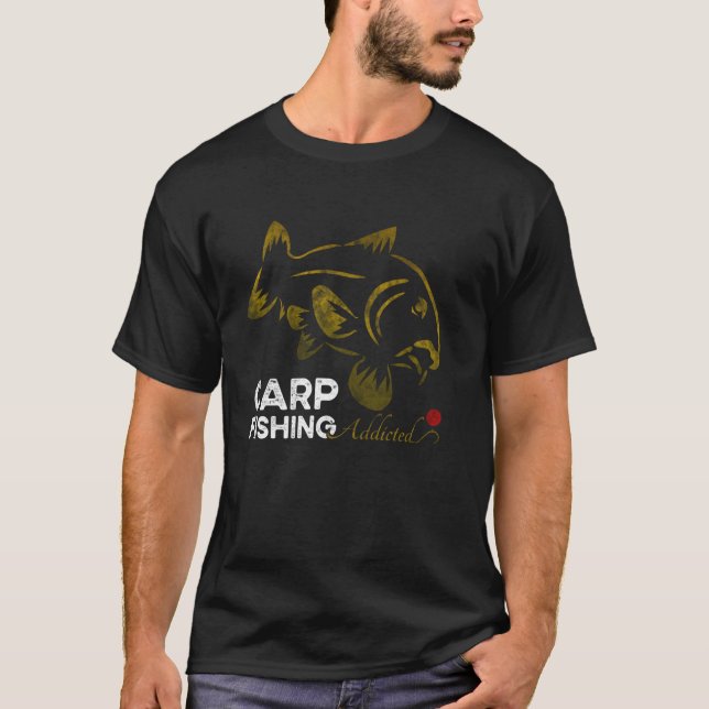 Carp Fishing Set Up Carpfishing Addicdicdicted Boi T-Shirt (Vorderseite)