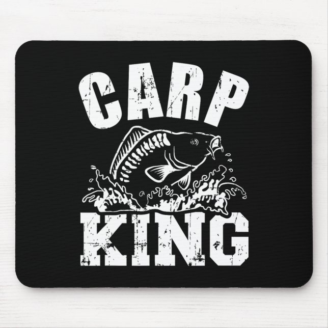 Carp King Fishing  Mousepad (Vorne)