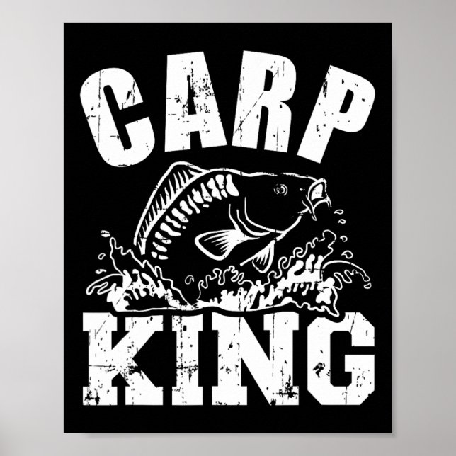 Carp King Fishing  Poster (Vorne)