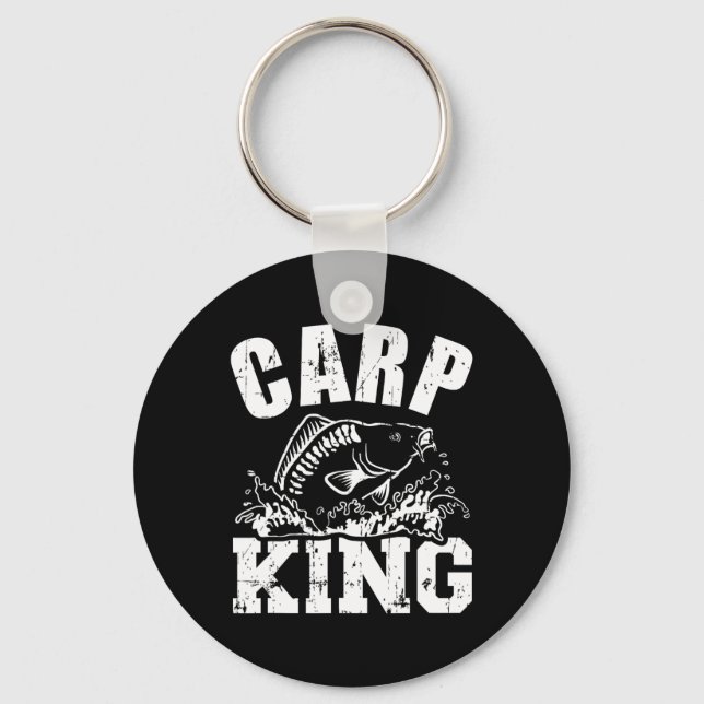 Carp King Fishing  Schlüsselanhänger (Vorderseite)