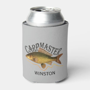 Carp Master Fishing mit Namen Dosenkühler