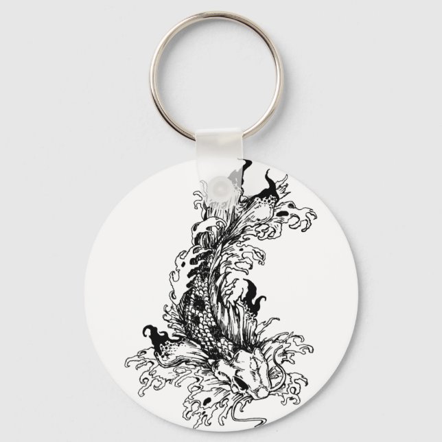 Carpa Koi Schlüsselanhänger (Vorderseite)
