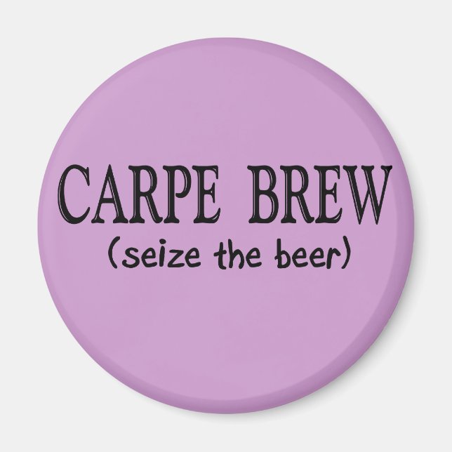 CARPE BREW (Bierpacken) Magnet (Vorne)