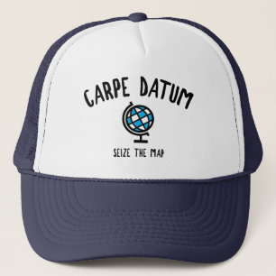 Carpe Datum Ergreife Die Karte Truckerkappe