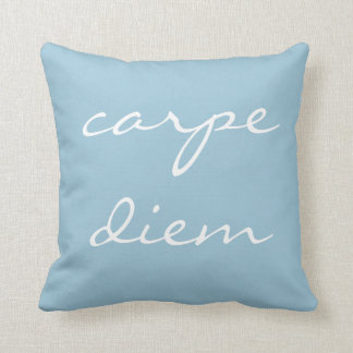 "carpe diem" Accent Throw Pillow Kissen