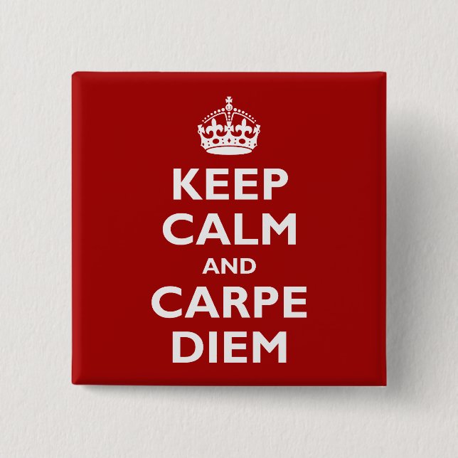 Carpe Diem! Button (Vorderseite)