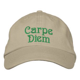 Carpe Diem Cap Bestickte Baseballkappe