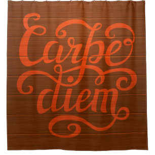 Carpe Diem' Duschvorhang