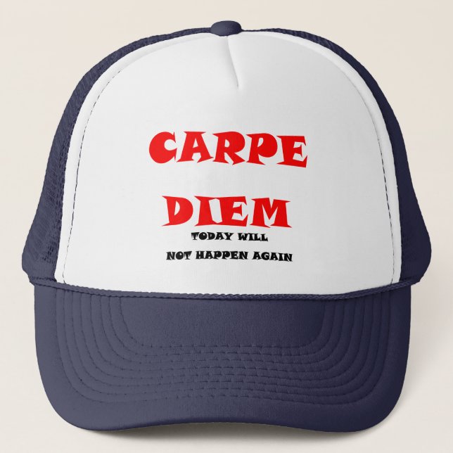 CARPE DIEM Hat Truckerkappe (Vorderseite)