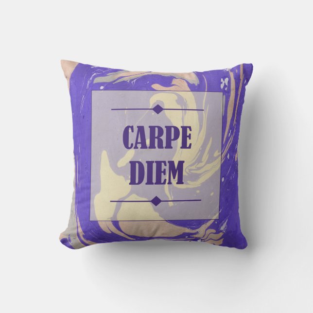CARPE DIEM KISSEN (Vorderseite)