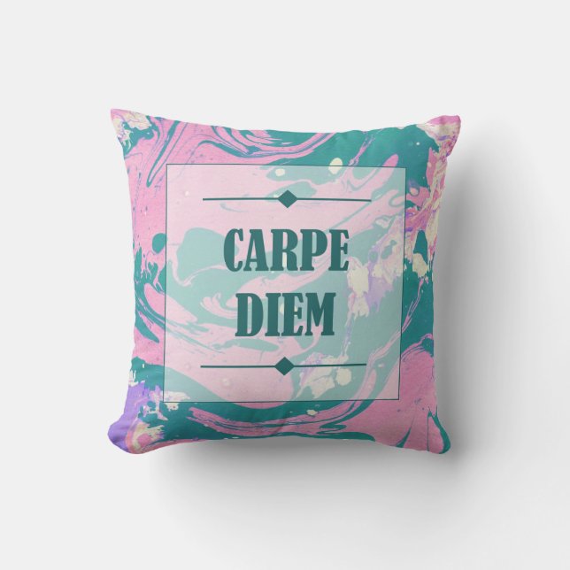 CARPE DIEM KISSEN (Vorderseite)
