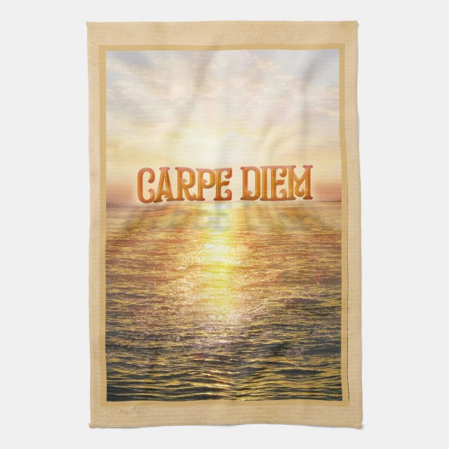 Carpe Diem Küchentuch (Vertikal)