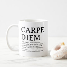 Carpe Diem lateinisches Zitat