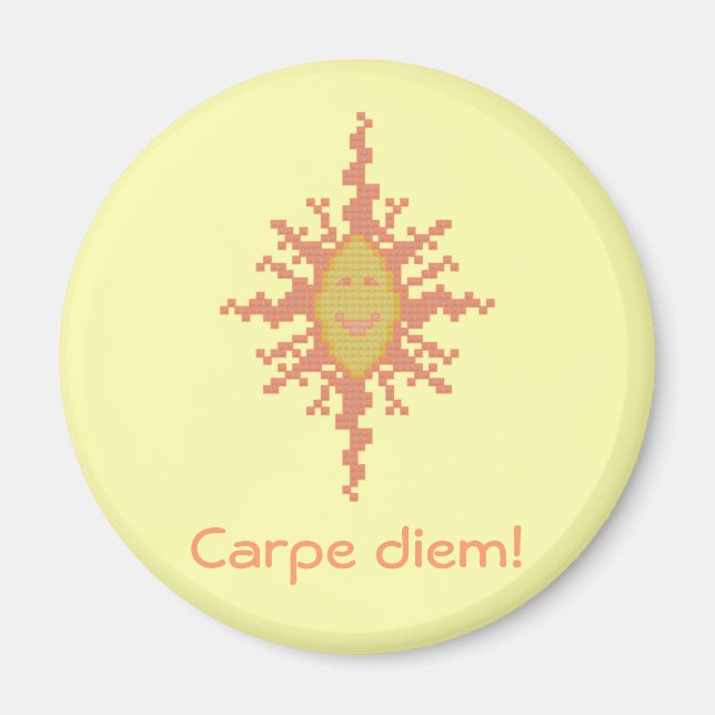 Carpe diem ! Magnet de Sunburst (Devant)